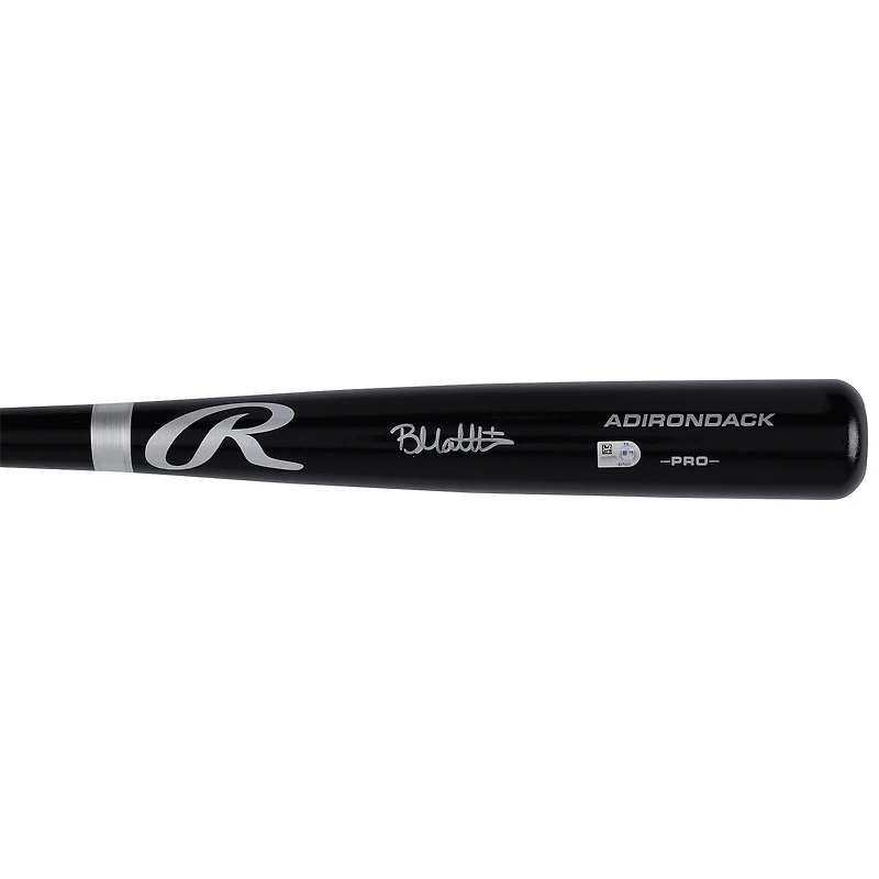 Brice Matthews Houston Astros Autographed Black Rawlings Pro Bat