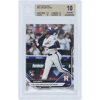 Cam Smith Houston Astros 2025 Topps Now 1st Big League Homer Caps Houston's Big Win #58 BGS Authenticated 10 Rookie Card - 9.5,10,10,10 Subgrades
