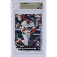 Cam Smith Houston Astros 2025 Topps Now Astros Top Prospect Collects Hit in MLB Beginners #9 BGS Authenticated 9.5 Rookie Card