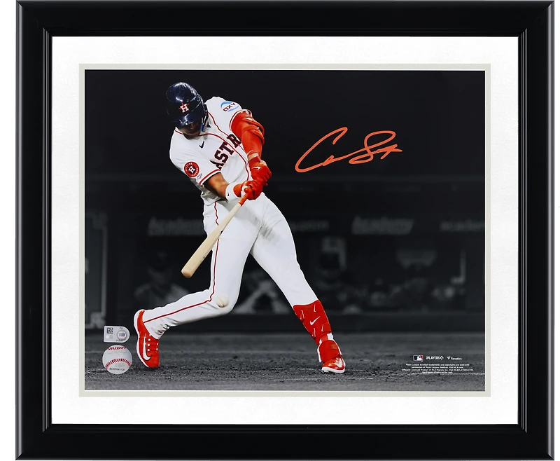 Photographie autographiée de Cam Smith, Houston Astros, 11" x 14", débuts en MLB