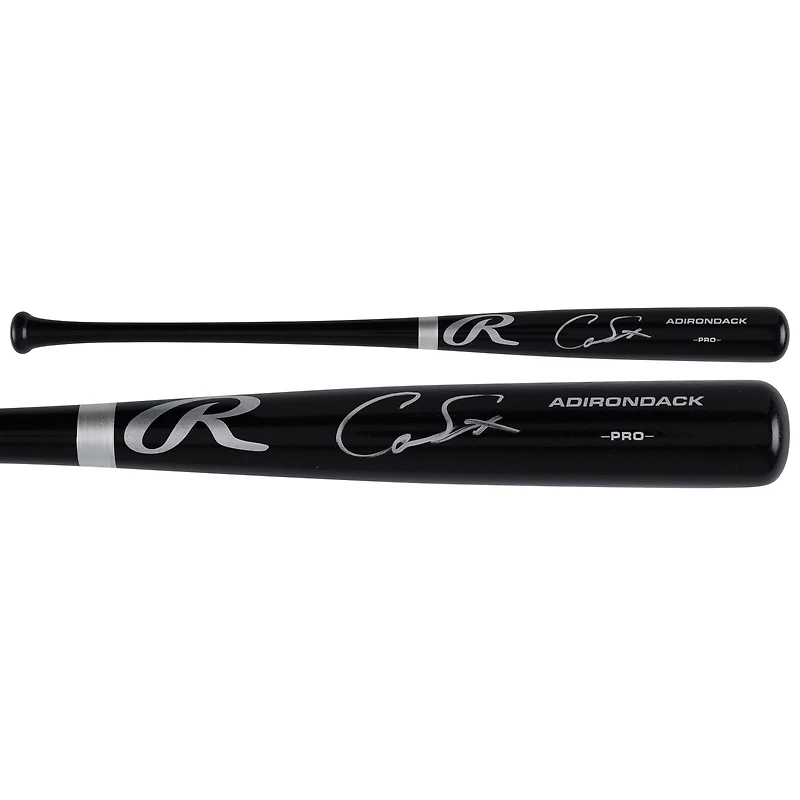 Batte de baseball professionnelle noire autographiée par Cam Smith des Houston Astros