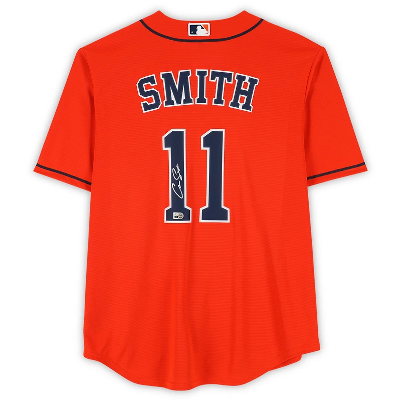 Maillot Nike orange autographié par Cam Smith des Astros de Houston