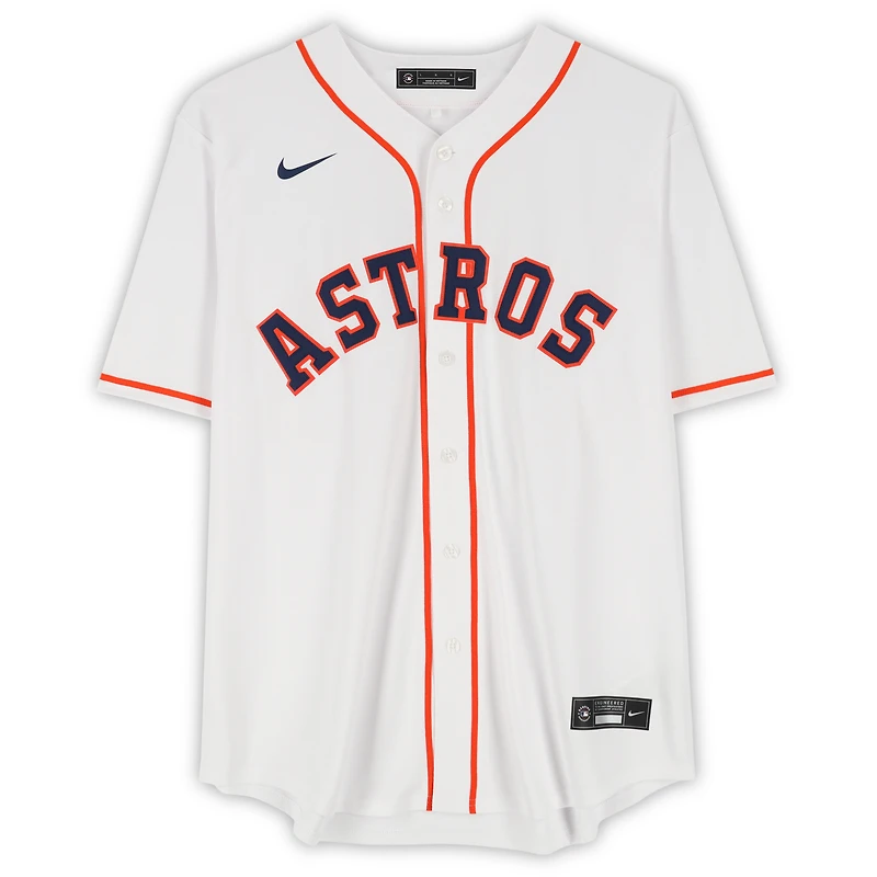 Maillot réplique blanc Nike autographié de Cam Smith, Houston Astros