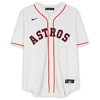 Maillot réplique blanc Nike autographié de Cam Smith, Houston Astros