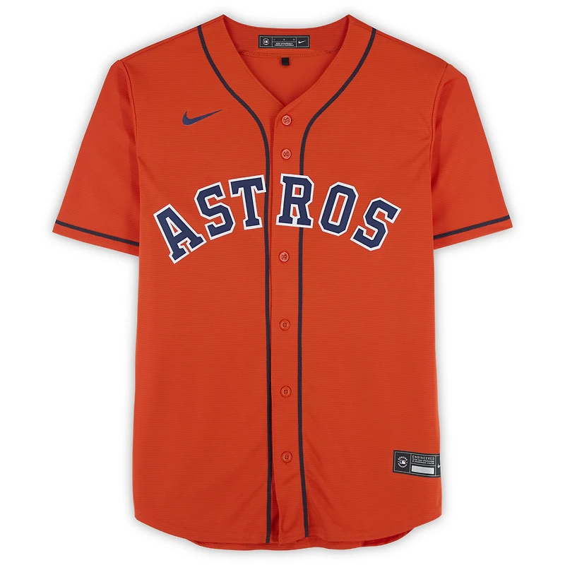 Christian Walker Houston Astros Autographed Orange Nike Replica Jersey