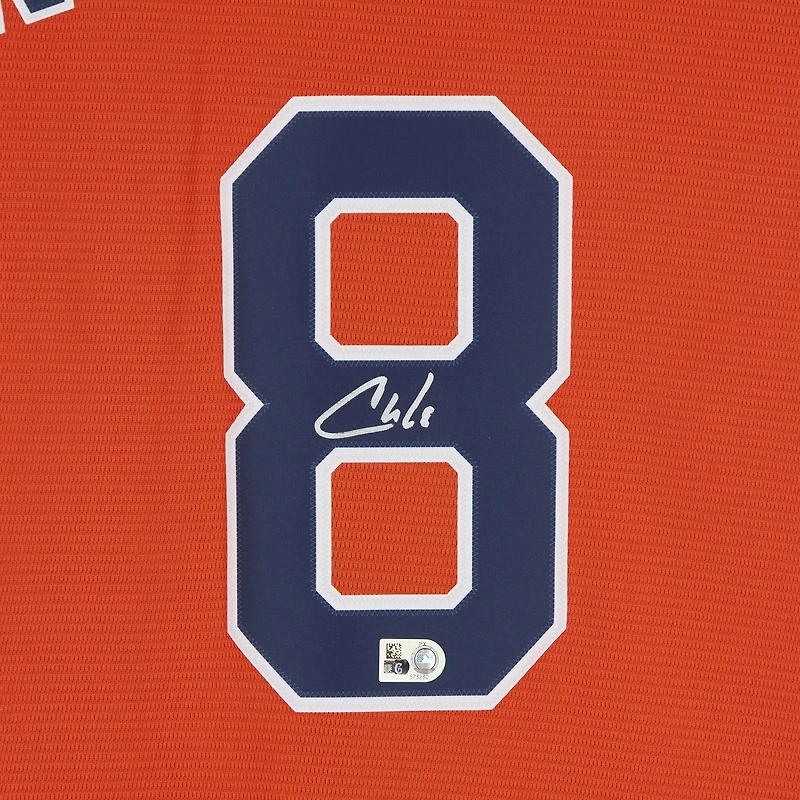 Maillot réplique Nike orange autographié de Christian Walker, Houston Astros