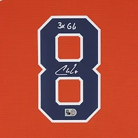 Christian Walker Houston Astros Autographed Orange Nike Replica Jersey with "3x GG" Inscription 