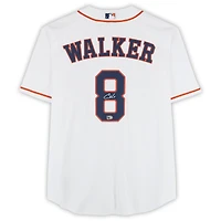 Maillot réplique blanc Nike autographié de Christian Walker, Houston Astros