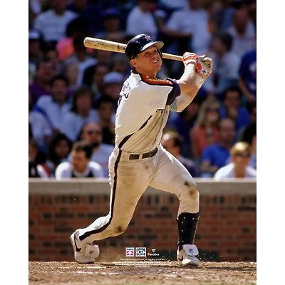 Craig Biggio, joueur non signé des Astros de Houston, poursuit sa carrière sur une photo swing