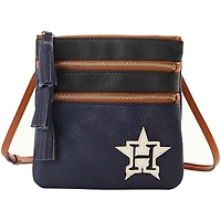 Dooney & Bourke Houston Astros Infield Sac à bandoulière à triple fermeture éclair