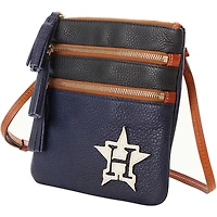 Dooney & Bourke Houston Astros Infield Triple Zip Crossbody Purse