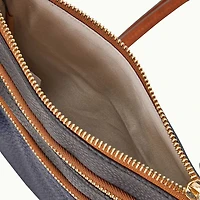 Dooney & Bourke Houston Astros Infield Sac à bandoulière à triple fermeture éclair