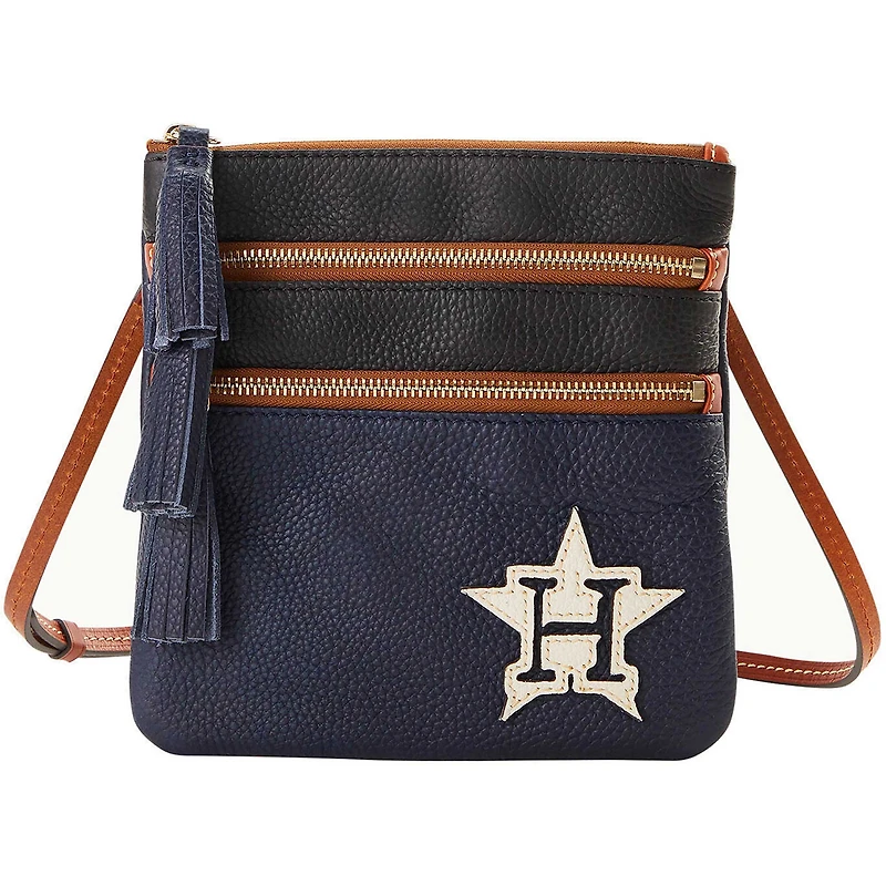 Dooney & Bourke Houston Astros Infield Sac à bandoulière à triple fermeture éclair