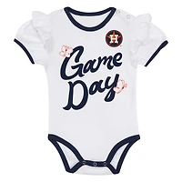 Ensemble body, bandeau et jupe Outerstuff Houston Astros pour bébé fille