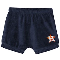Girls Preschool Outerstuff  Navy Houston Astros Fashion Top & Shorts Set
