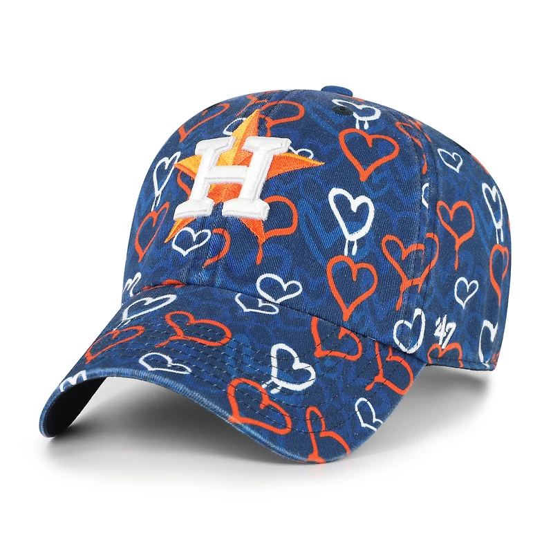 Casquette ajustable « 47 Navy Houston Astros Mural Clean Up » pour jeunes filles