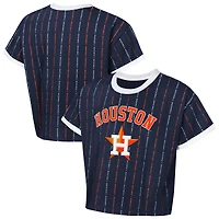 T-shirt tendance Outerstuff bleu marine Houston Astros pour jeunes filles