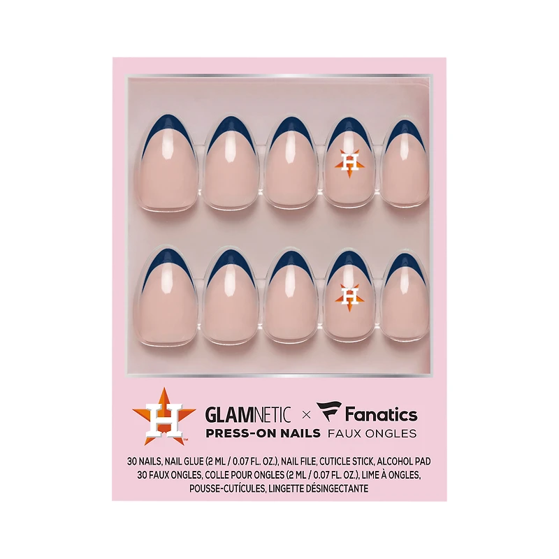 Kit manucure Glamnetic x Fanatics Houston Astros