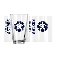 Astros de Houston 16 oz. Verre à pinte Team Wordmark Game Day