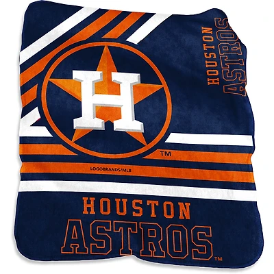 Couverture Raschel en peluche 50 po x 60 po des Astros de Houston