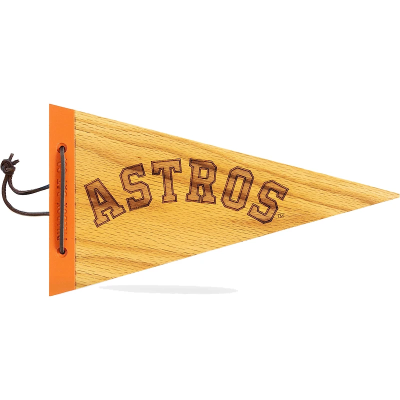 Fanion en bois Houston Astros 7" x 12"