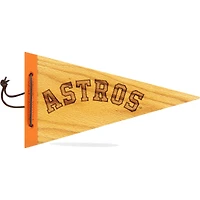 Fanion en bois Houston Astros 7" x 12"