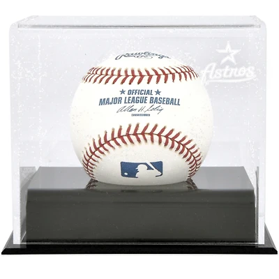 Vitrine de présentation du logo du cube de baseball des Astros de Houston