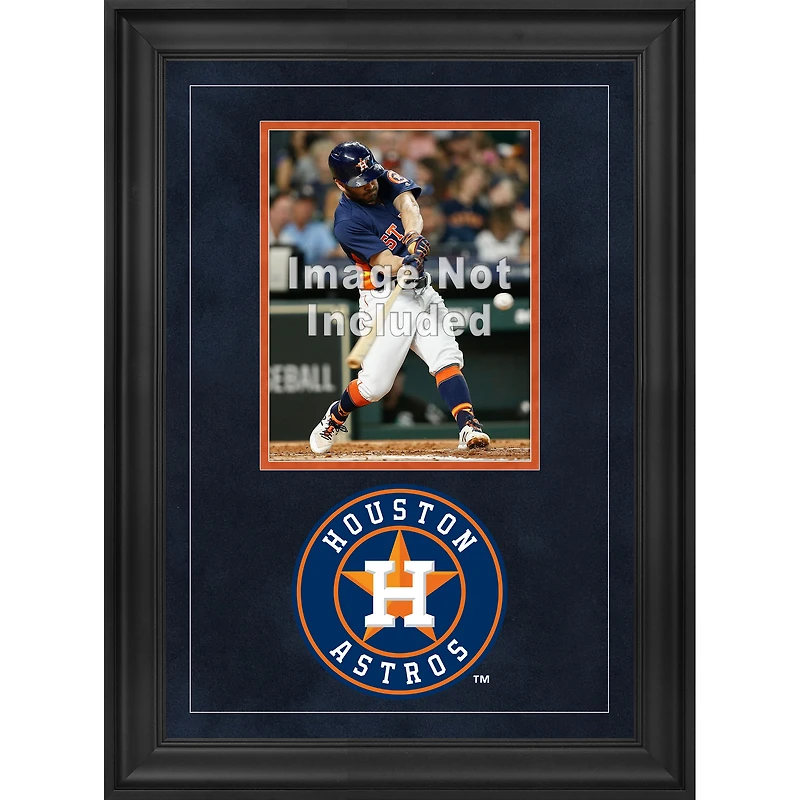 Cadre photo vertical encadré de luxe Astros de Houston de 8 po x 10 po avec logo de l'équipe