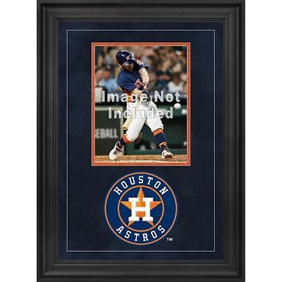Cadre photo vertical encadré de luxe Astros de Houston de 8 po x 10 po avec logo de l'équipe