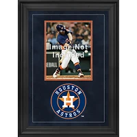 Cadre photo vertical encadré de luxe Astros de Houston de 8 po x 10 po avec logo de l'équipe