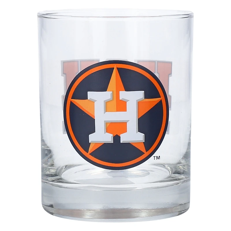 Houston Astros Letterman 14 oz. Verre de roches