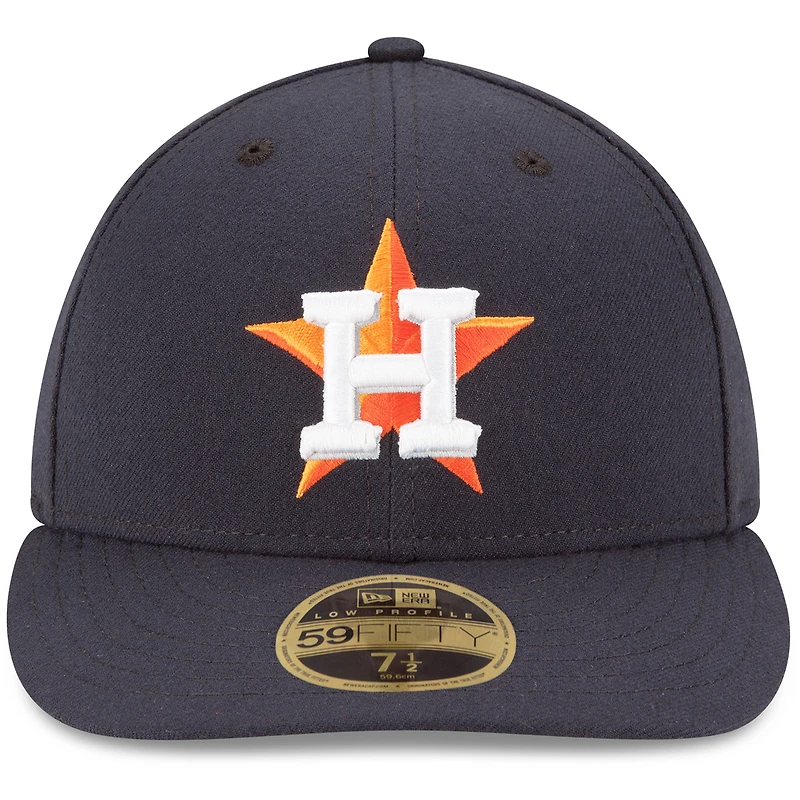 Houston Astros New Era Home Authentic Collection On-Field Low Profile 59FIFTY - Bonnet ajusté Marine