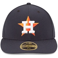 Houston Astros New Era Home Authentic Collection On-Field Low Profile 59FIFTY - Bonnet ajusté Marine
