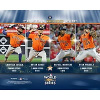 Houston Astros Unsigned 2022 World Series No-Hitter Collage Photograph
