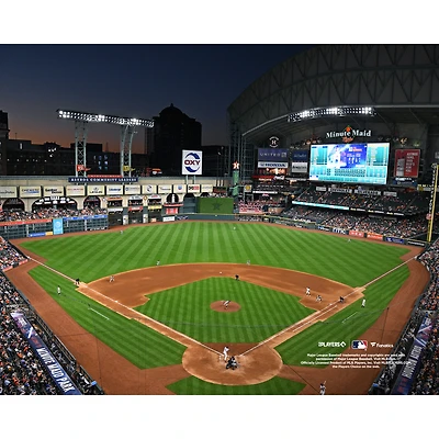 Photographie non signée du stade Minute Maid Park Sunset des Astros de Houston