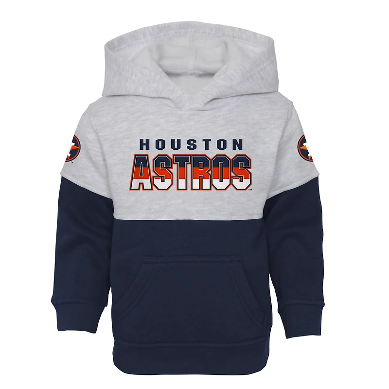 Ensemble pantalon et sweat à capuche Houston Astros Playmaker pour bébé bleu marine/gris chiné