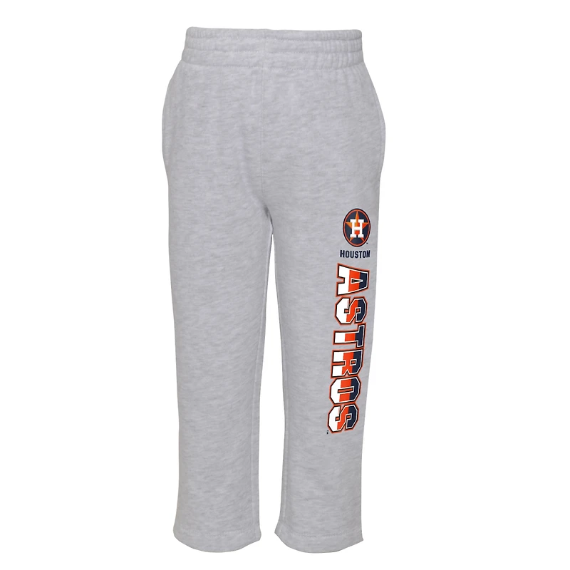 Ensemble pantalon et sweat à capuche Houston Astros Playmaker pour bébé bleu marine/gris chiné