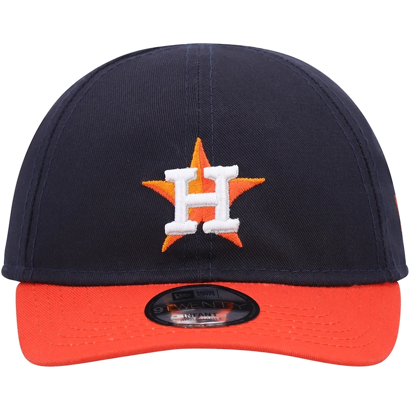 Casquette New Era Houston Astros Team Colour My First 9TWENTY Flex bleu marine pour bébé