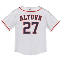 Maillot Nike Jose Altuve blanc pour enfant des Houston Astros à domicile