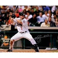 Photo de Jeff Bagwell, joueur des Astros de Houston, autographiée (16" x 20"), prise lors d'une frappe.