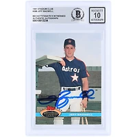 Carte de recrue n° 388 de Jeff Bagwell, Houston Astros, autographiée par Beckett Fanatics Witnessed (1991).