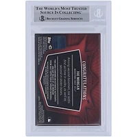 Carte relique authentifiée 8,5" Topps Triple Threads 2007 autographiée par Joe Morgan des Houston Astros, utilisée lors du match, n° TTRA-104 n° 17/18 BGS
