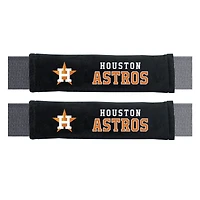 Logo Brands Houston Astros Seatbelt Pad Two-Piece Set