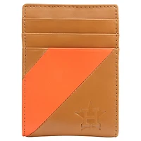 Lusso Houston Astros Olson Leather Cardholder