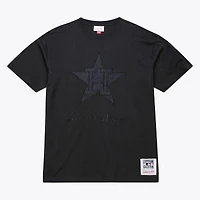 T-shirt noir Mitchell & Ness Houston Astros Cooperstown Collection Phantom pour homme