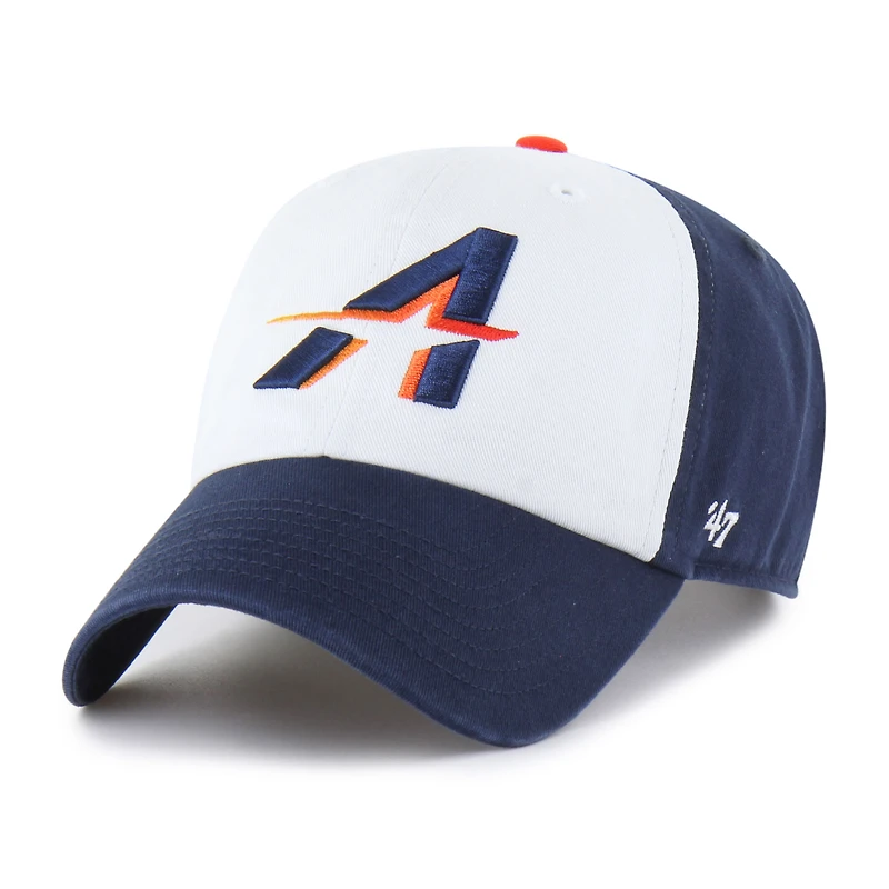 Men's '47  Navy Houston Astros 2025 City Connect Clean Up Adjustable Hat