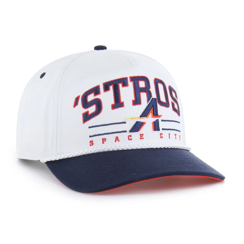 Men's '47 White Houston Astros City Connect Roscoe Hitch Adjustable Hat
