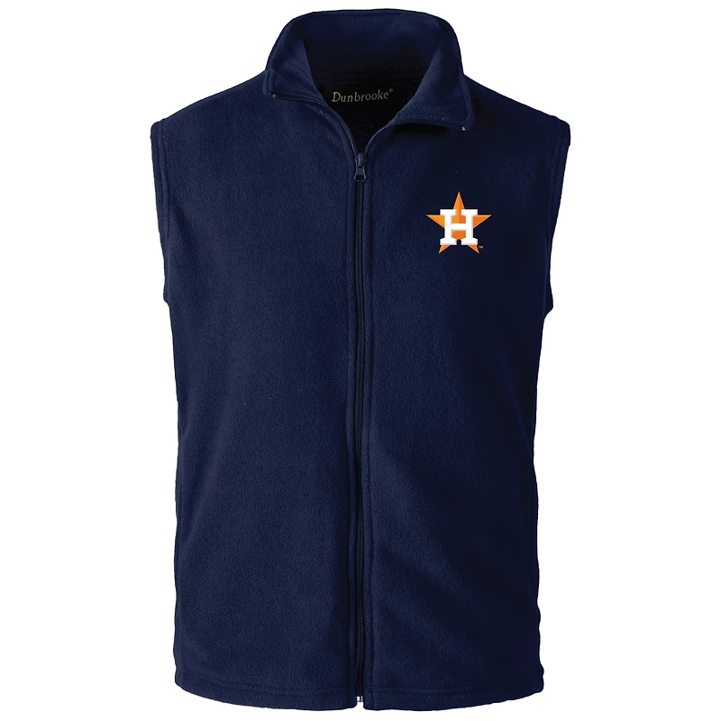 Men's Dunbrooke  Navy Houston Astros Full-Zip Vest