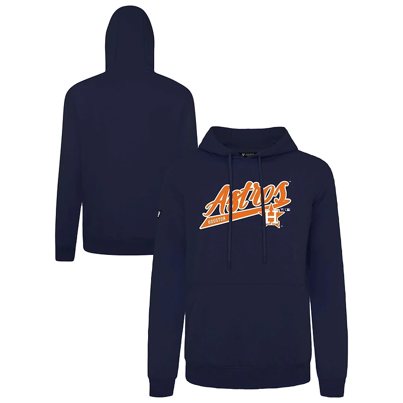 Sweat à capuche en polaire bleu marine Houston Astros Podium pour homme Levelwear