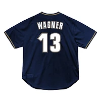 Maillot de survêtement en maille ASTROS 13 Billy Wagner BP V100492 JERMENBPB JY10768-HASNAVY #3